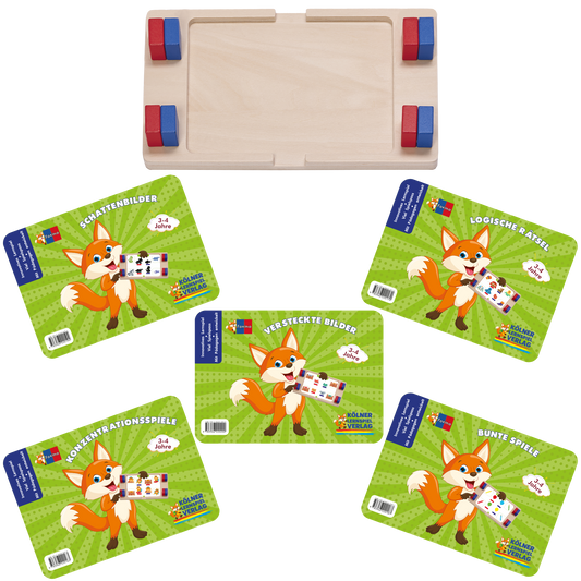 Foxino 3-4 Yaş 5 Kart Setli Başlangıç Seti