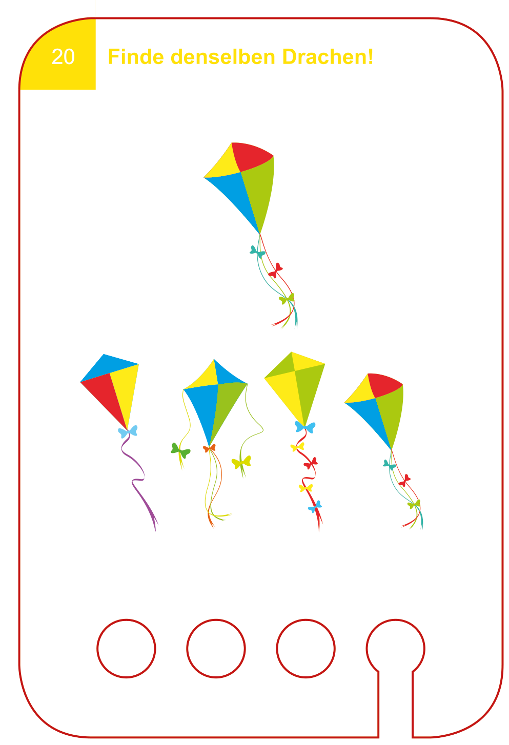 3 Yaş ve üzeri için Puncho Başlangıç Seti (5 Kart Seti)