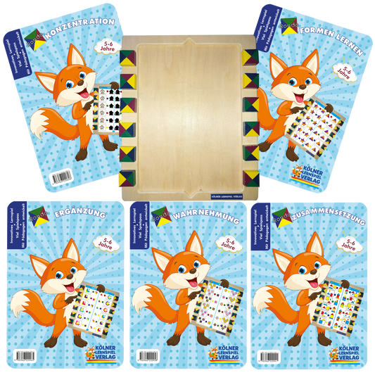 5 Yaş ve üzeri için 5 Kartlı Rondo Çanta