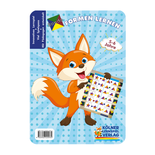 5 Yaş ve üzeri için Rondo Şekilleri Öğrenme Kart Seti