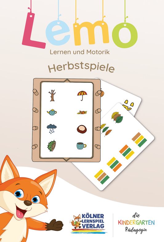 Lemo Sonbahar Oyunları Kart Seti (4 Yaşından itibaren)