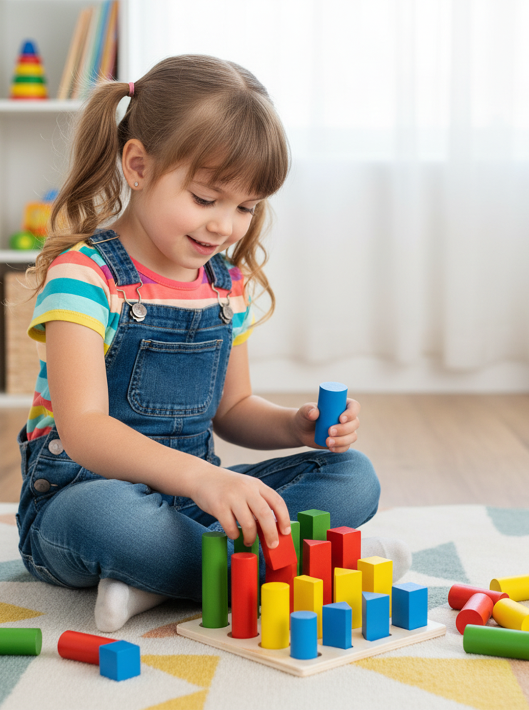 Montessori Ahşap Eğitici Oyuncak Seti – 14 Parça