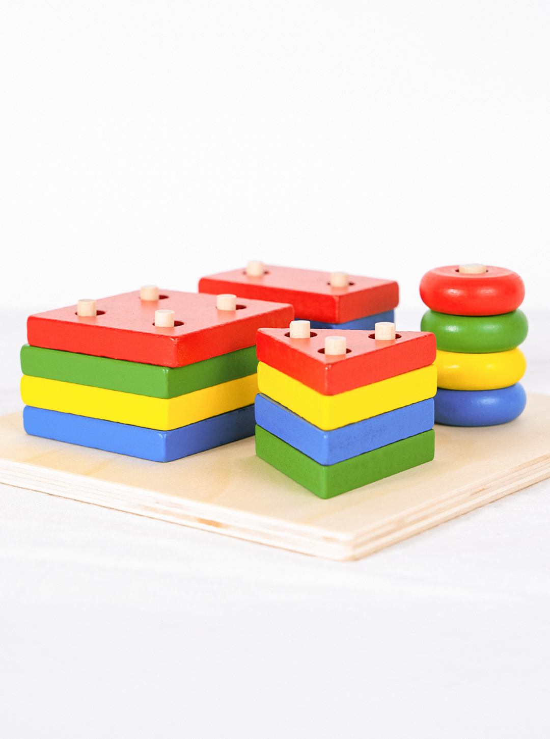Montessori Ahşap Eğitici Oyuncak Seti – 14 Parça