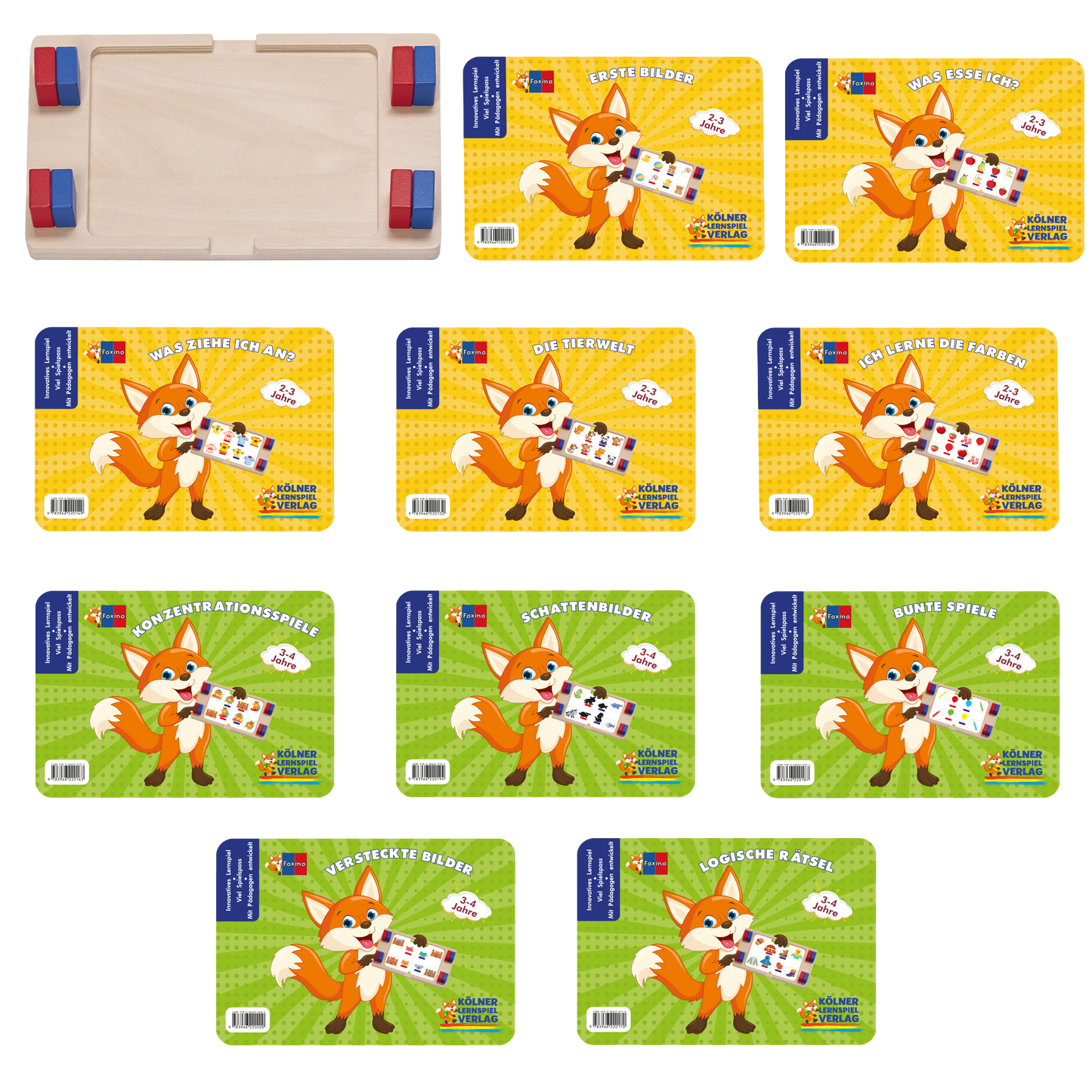 10 Set Karttan Oluşan Büyük Foxino Seti