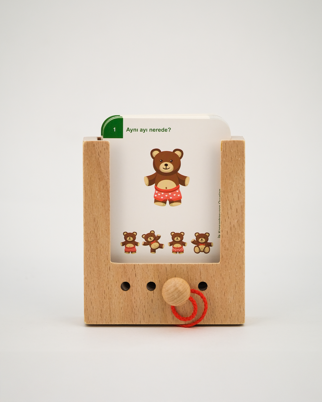 3-4 yaş için Türkçe Puncho Başlangıç Seti (6 Kart Seti)