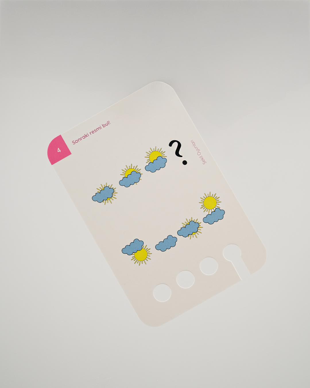 3-4 yaş için Türkçe Puncho Başlangıç Seti (6 Kart Seti)